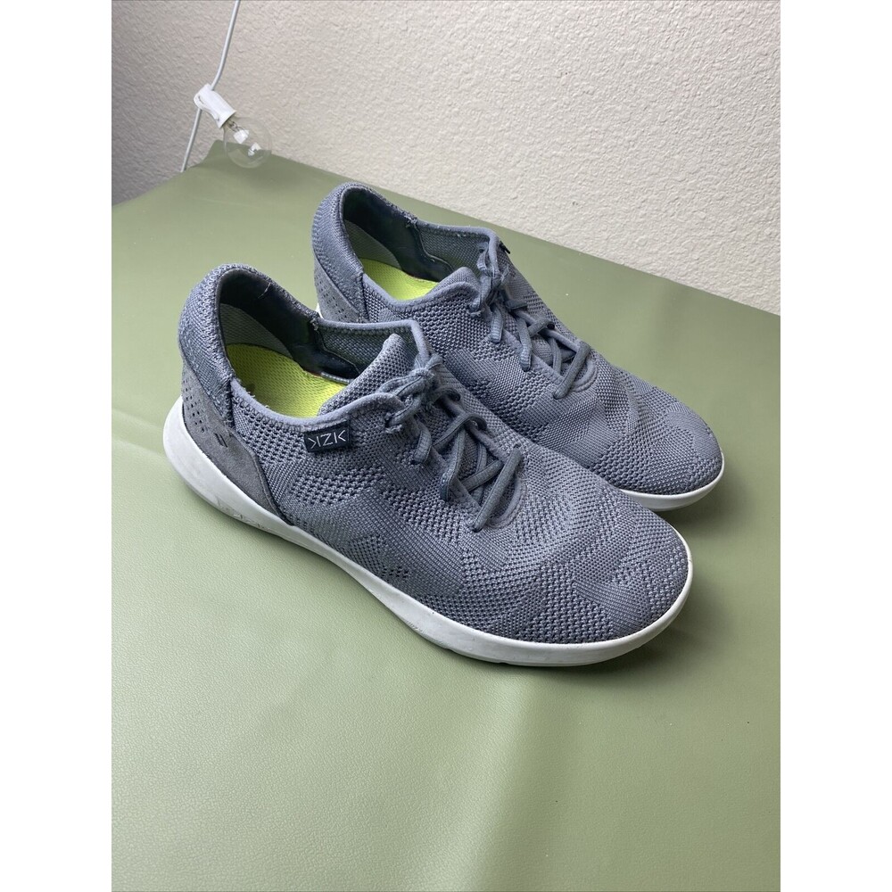 Kizik The Madrid Mens Size 9.5 W Shoes Grey Eco Knit Slip-On Hands‎ Free Sneaker
